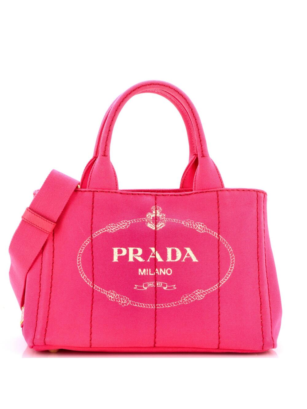 Prada Canapa Convertible Tote Canvas #331188P83B